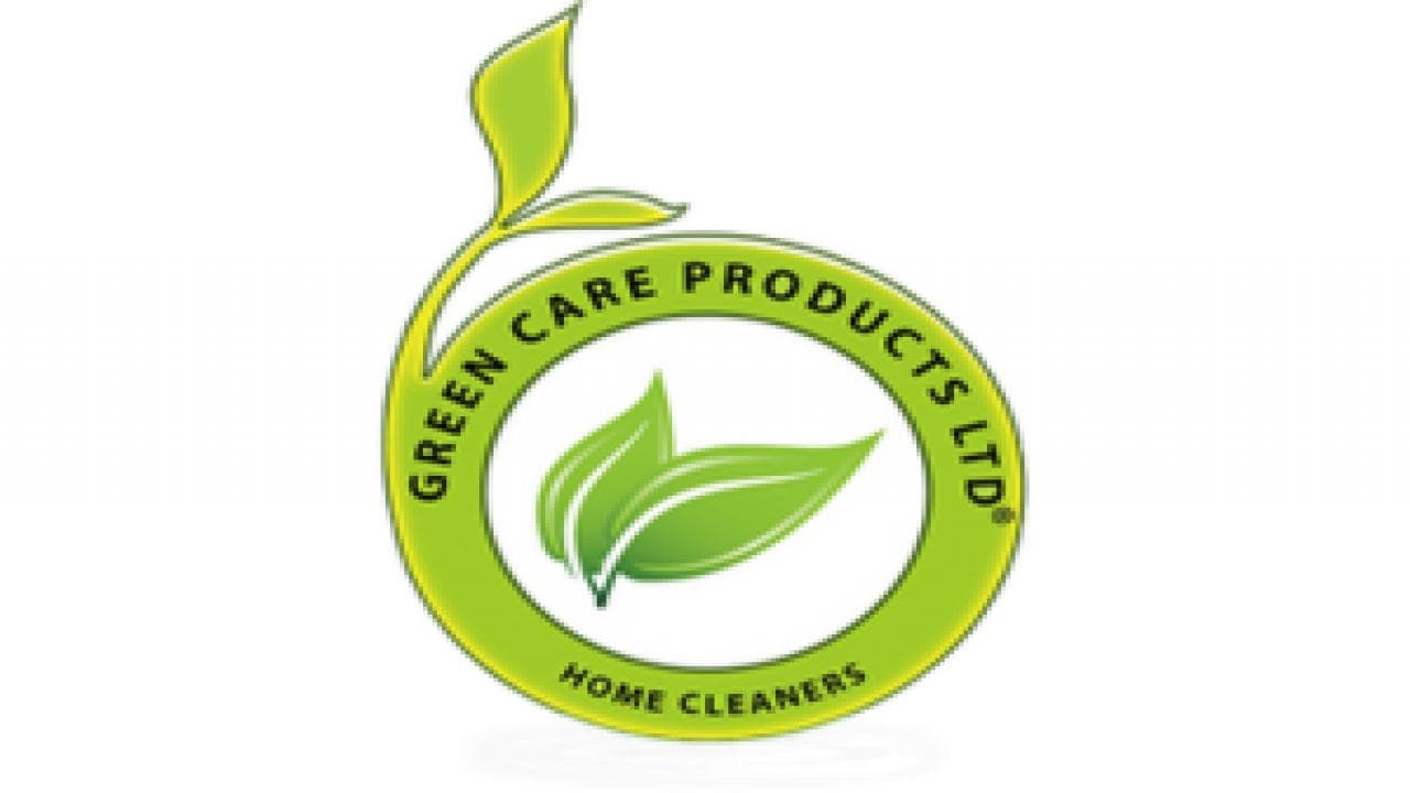 Logo of Green Care Products Ltd, featuring green leaves and a circular design.
